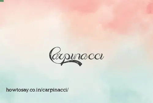 Carpinacci