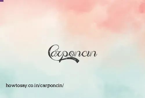 Carponcin