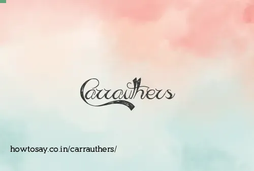 Carrauthers