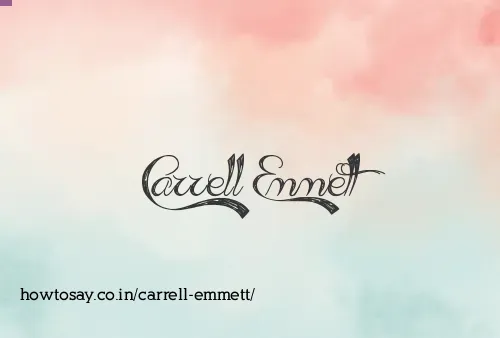 Carrell Emmett
