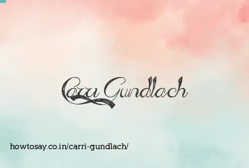 Carri Gundlach