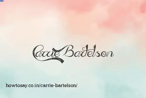 Carrie Bartelson