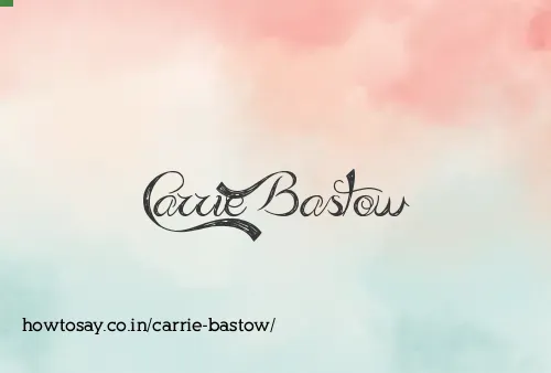 Carrie Bastow