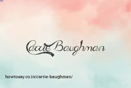 Carrie Baughman