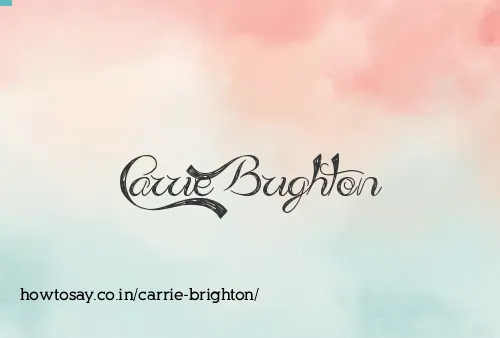Carrie Brighton