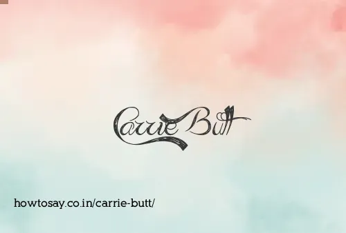 Carrie Butt