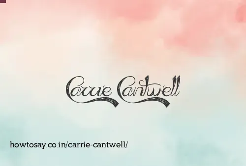 Carrie Cantwell