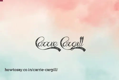 Carrie Cargill
