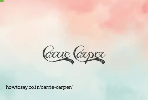 Carrie Carper