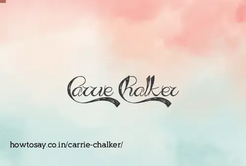 Carrie Chalker