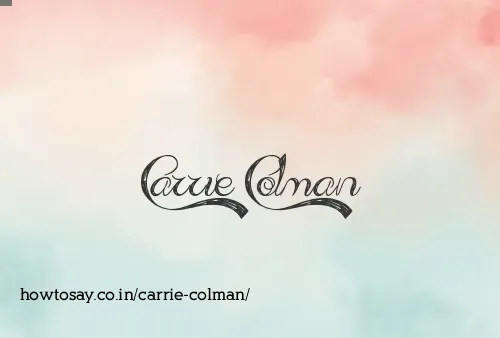 Carrie Colman