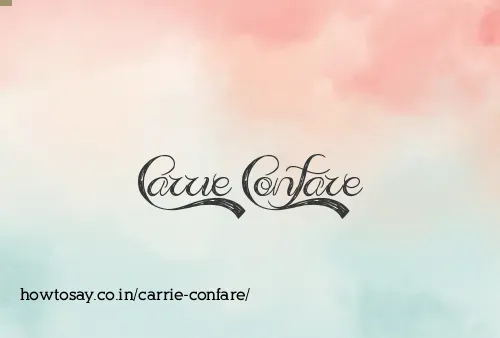 Carrie Confare