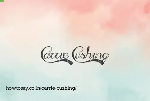 Carrie Cushing