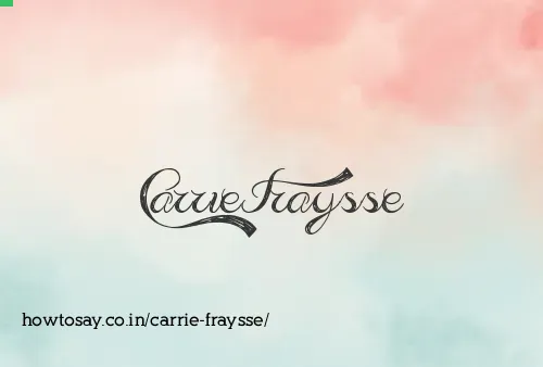 Carrie Fraysse