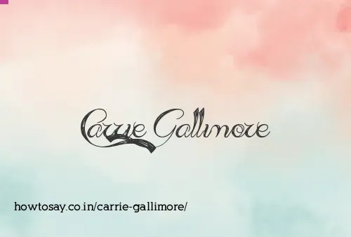 Carrie Gallimore