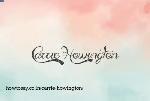 Carrie Howington
