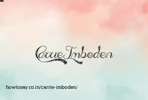 Carrie Imboden