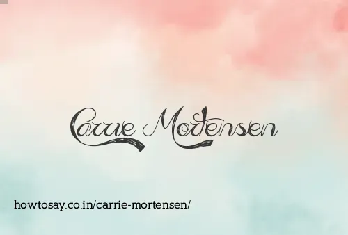 Carrie Mortensen