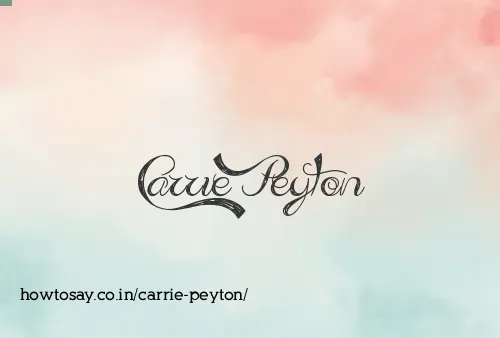 Carrie Peyton