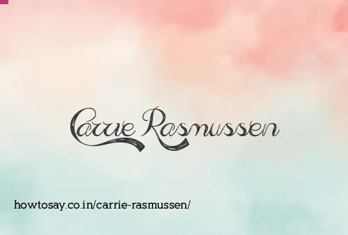Carrie Rasmussen