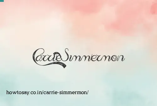 Carrie Simmermon