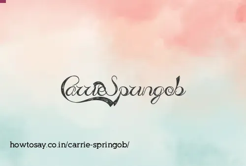 Carrie Springob