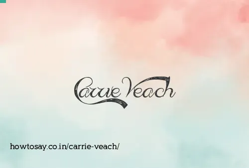 Carrie Veach
