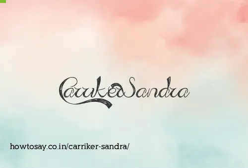 Carriker Sandra