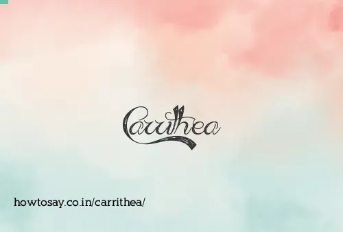 Carrithea