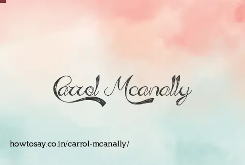 Carrol Mcanally