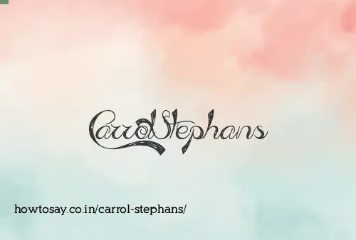 Carrol Stephans