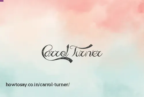 Carrol Turner