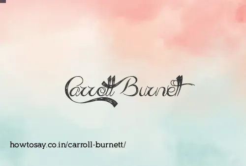 Carroll Burnett