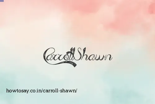 Carroll Shawn