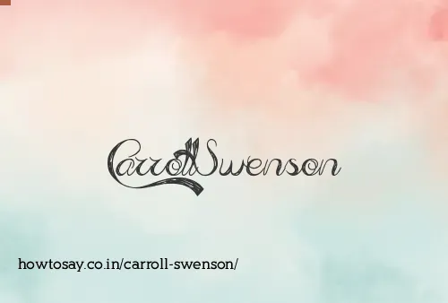 Carroll Swenson