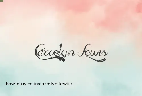 Carrolyn Lewis