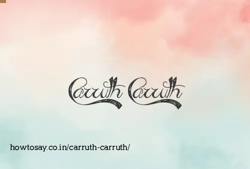 Carruth Carruth