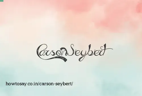Carson Seybert