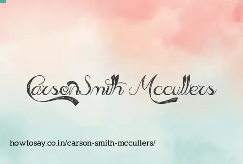 Carson Smith Mccullers