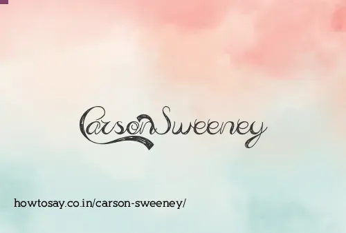 Carson Sweeney