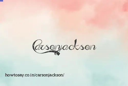Carsonjackson