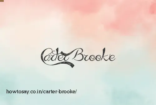 Carter Brooke