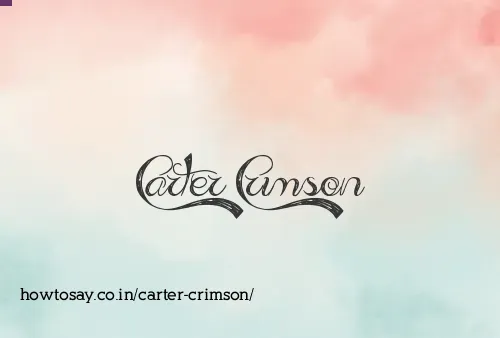 Carter Crimson