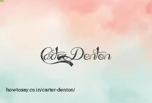 Carter Denton
