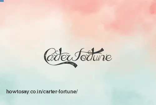 Carter Fortune