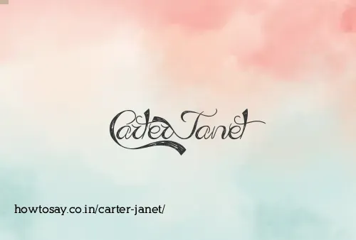Carter Janet