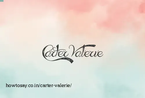 Carter Valerie