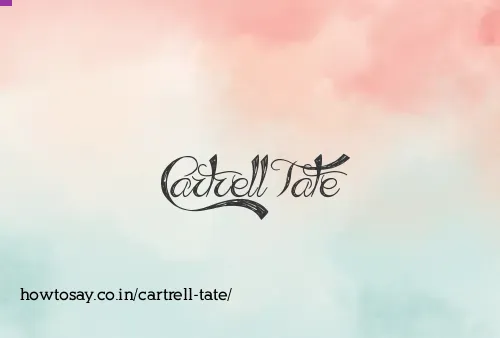 Cartrell Tate
