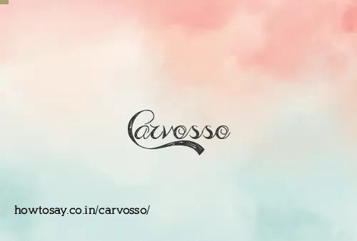 Carvosso