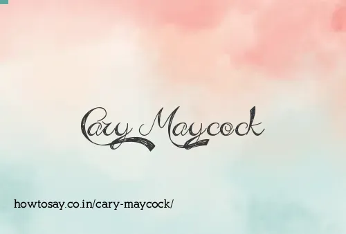 Cary Maycock